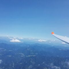 Flugwegposition um 13:15:50: Aufgenommen in der Nähe von Gemeinde St. Lorenzen im Mürztal, St. Lorenzen im Mürztal, Österreich in 3081 Meter